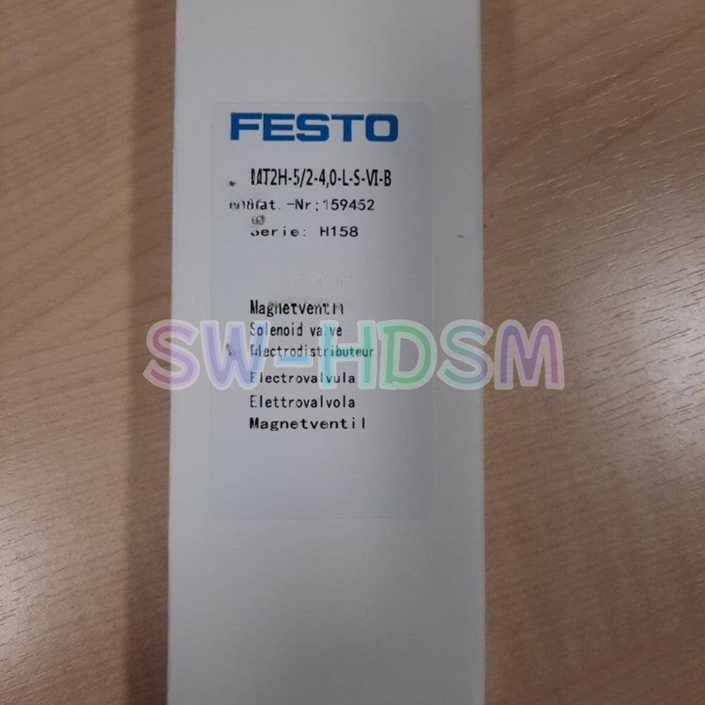 1PCS   FESTO MT2H-5/2-4,0-L-S-VI-B 159452 Solenoid Valve Freight Free