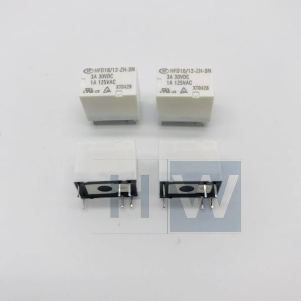 10Pcs Hongfa Relay HFD16-12-ZFH-3N HFD16-12-ZH-3N 1A 125VAC Normally Open 4-pin
