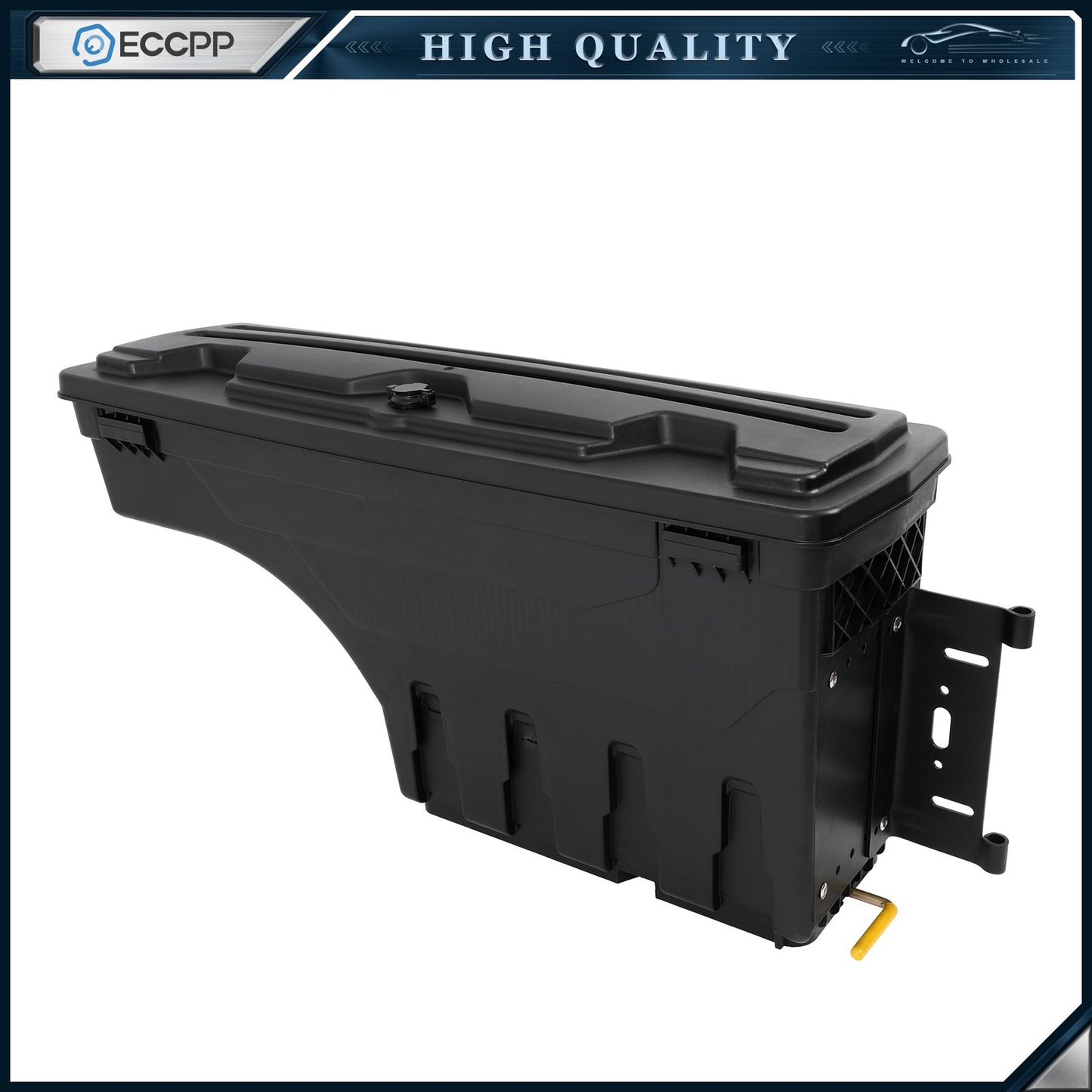 Right Side Truck Bed Storage Tool Box For 2002-2018 Dodge Ram 1500 2500 3500