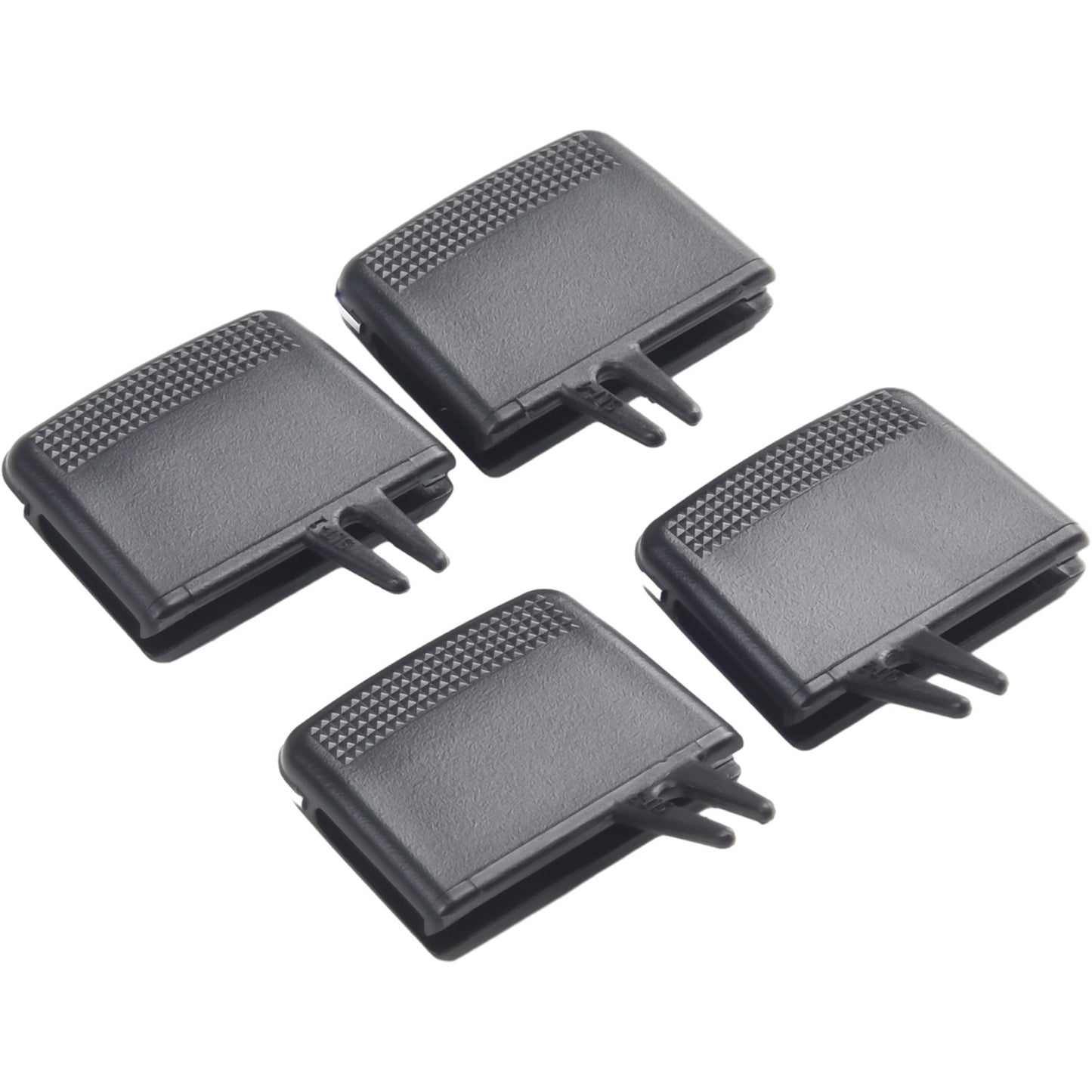 4Pcs Car Front A/C Air Vent Outlet Tab Clip Repair For Kia Sorento 2009-14 Black