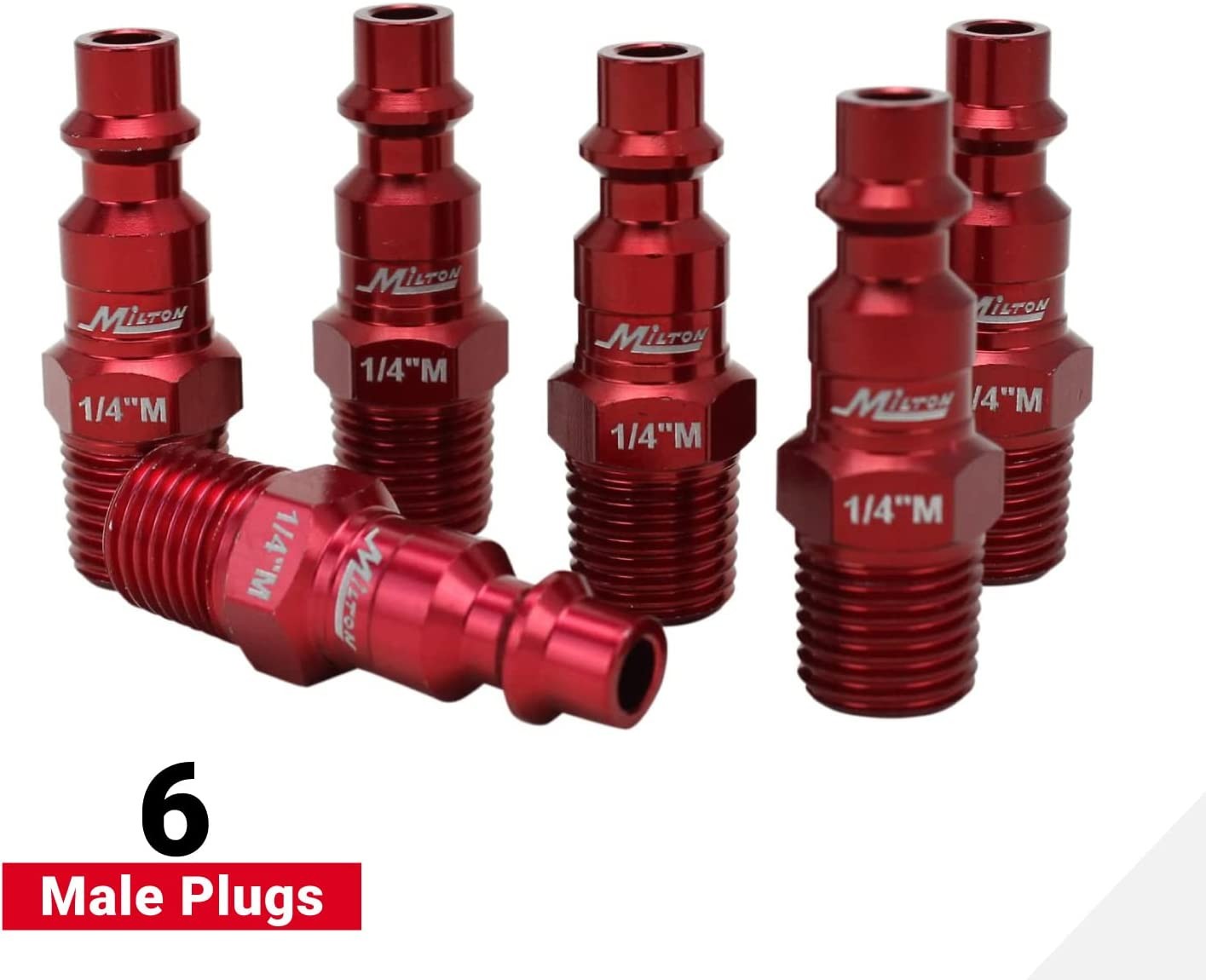S-314MKIT Colorfit Coupler & Plug Kit - (M-Style, Red) - 1/4" NPT, (14-Piece)