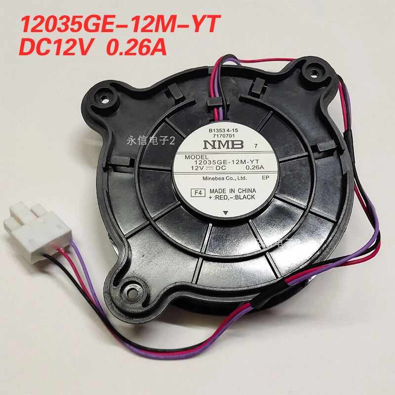 12035GE-12M-YT for Haier refrigerator refrigeration cooling fan 12V DC 0.26A