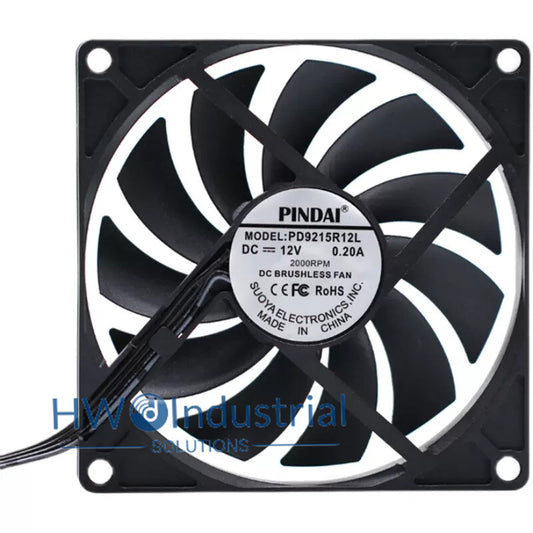 PD9215R12L 9CM 9215 12V 0.20A 1200RPM PWM Chassis Ultra-thin Heat Cooling Fan