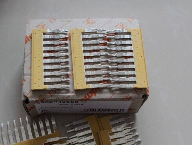 20pcs Weidmuller Contact Assembly ZQV 2.5/10 1608940000 Terminal Short Strip