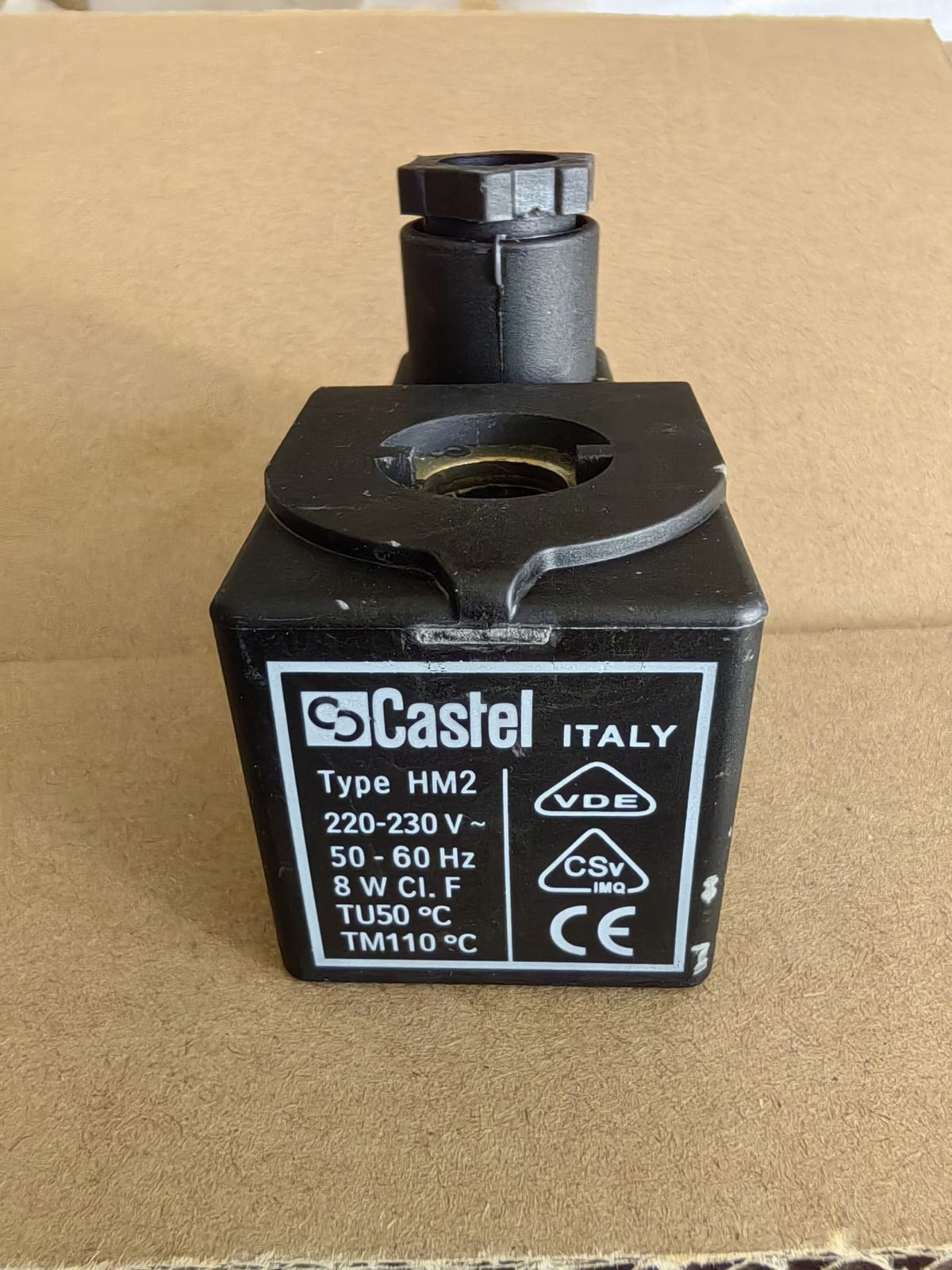 Castel Type HM2 Solenoid Valve Coil 220V 50-60HZ 8W KD