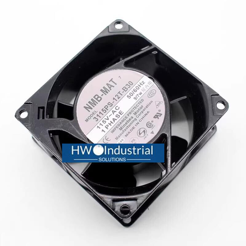 NMB 3115PS-12T-B30 115V 9/7W 8038 8cm Industrial Computer Equipment Fan