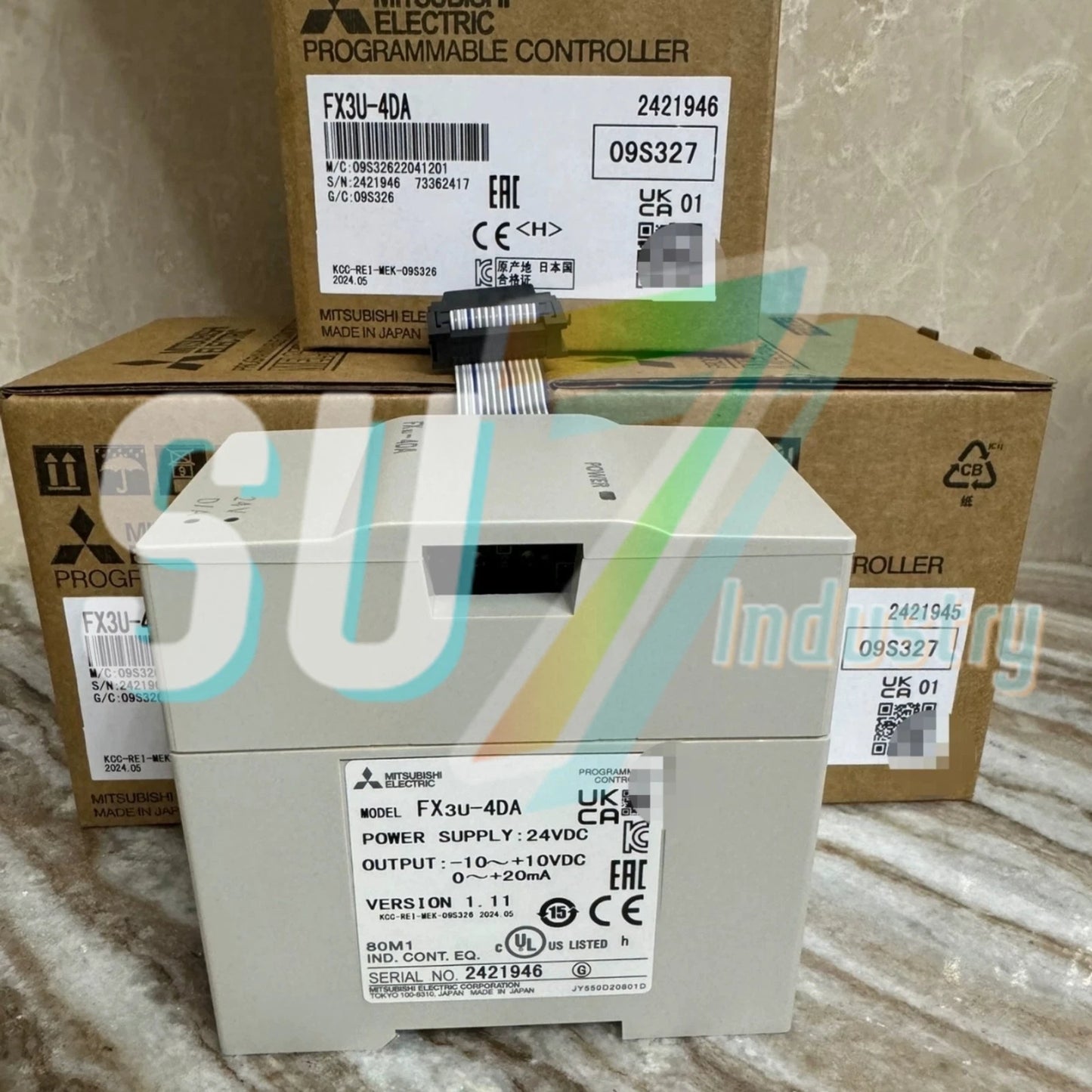 Mitsubishi FX3U-4DA PLC module FX3U4DA #1pcs