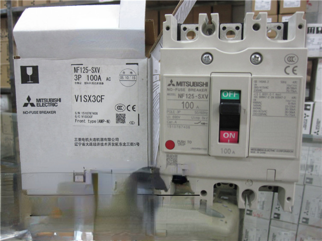 1pcs Mitsubishi Circuit Breaker NF125-SXV 3P 100A 1110010593
