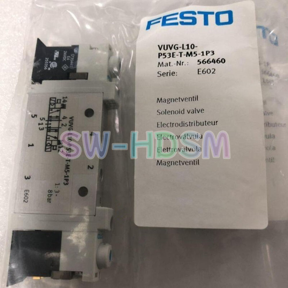 1PCS   FESTO VUVG-L10-P53E-T-M5-1P3 566460 Solenoid Valve Freight Free