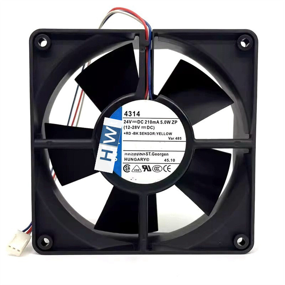 1/piece 4314 3-wire 24V 210mA 5.0W 12032 12CM Inverter Equipment Cooling Fan
