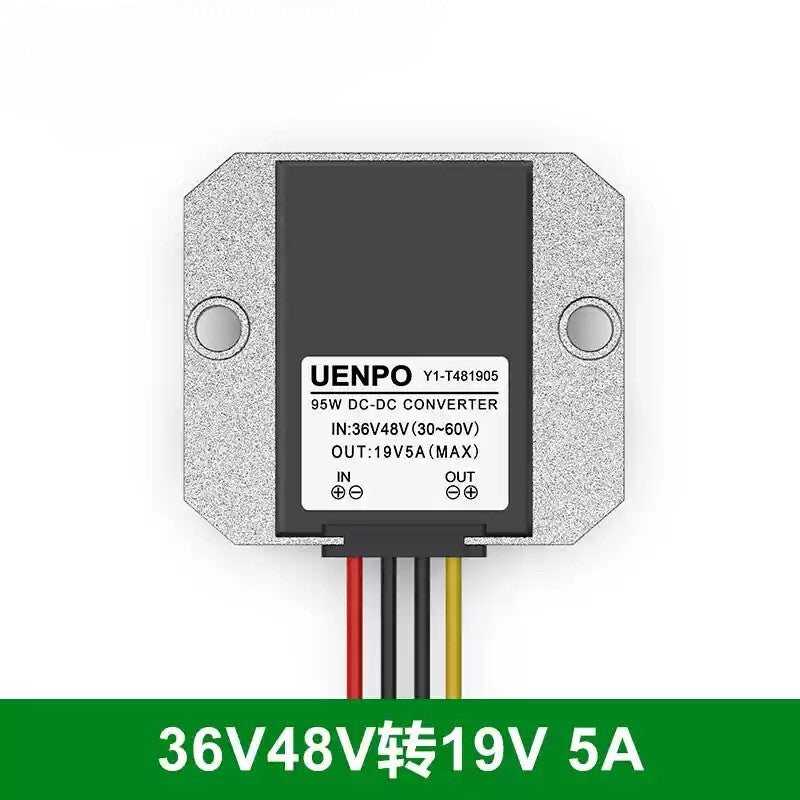30-60V/48V to 19V 5A 95W WG-48S1905 Buck Converter DC-DC Car Waterproof Power