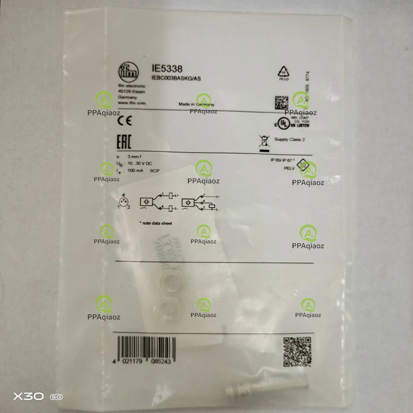 1PC  IFM IE5338 Proximity Switch Sensor Free Shipping