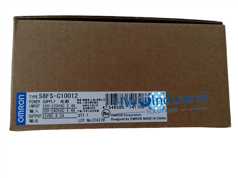 1/Piece  S8FS-C10012 100W 12V 8.5A OMRON Switching Power Supply
