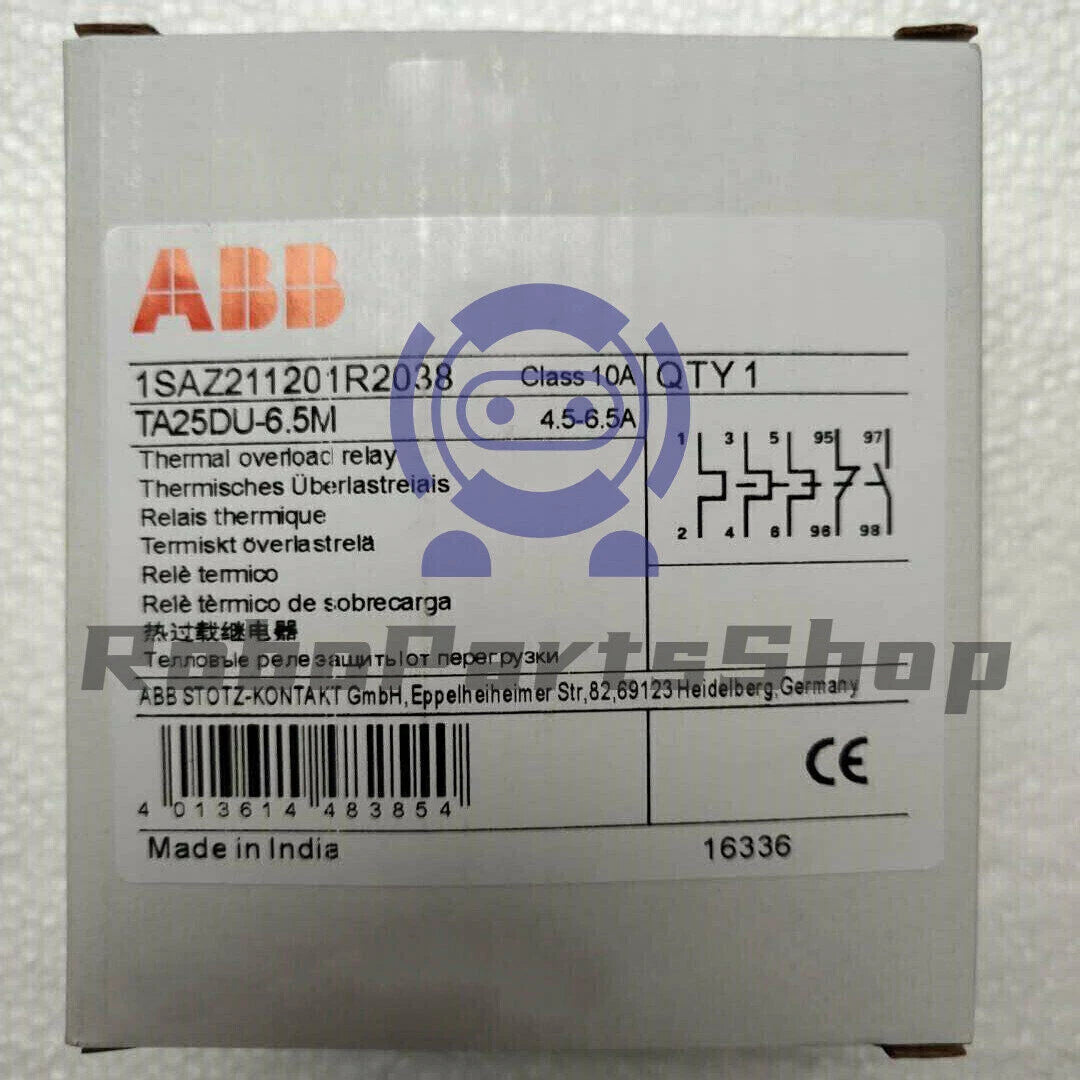 Abb thermal relay TA25DU-6.5M TA25DU6.5M 4.5-6.5A  1pcs #P
