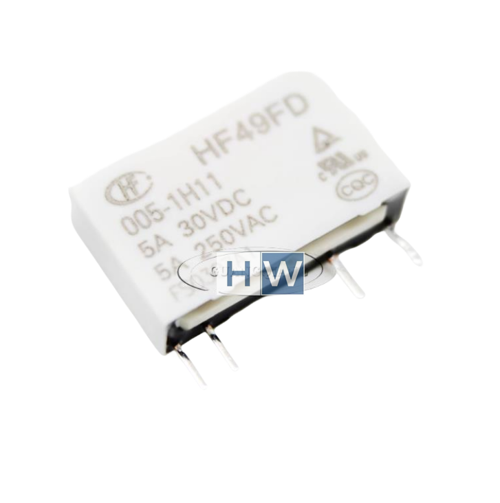 10Pcs  HF49FD-005-1H11 DIP-4 One Set of Normally Open 30VDC 5A Power Relay