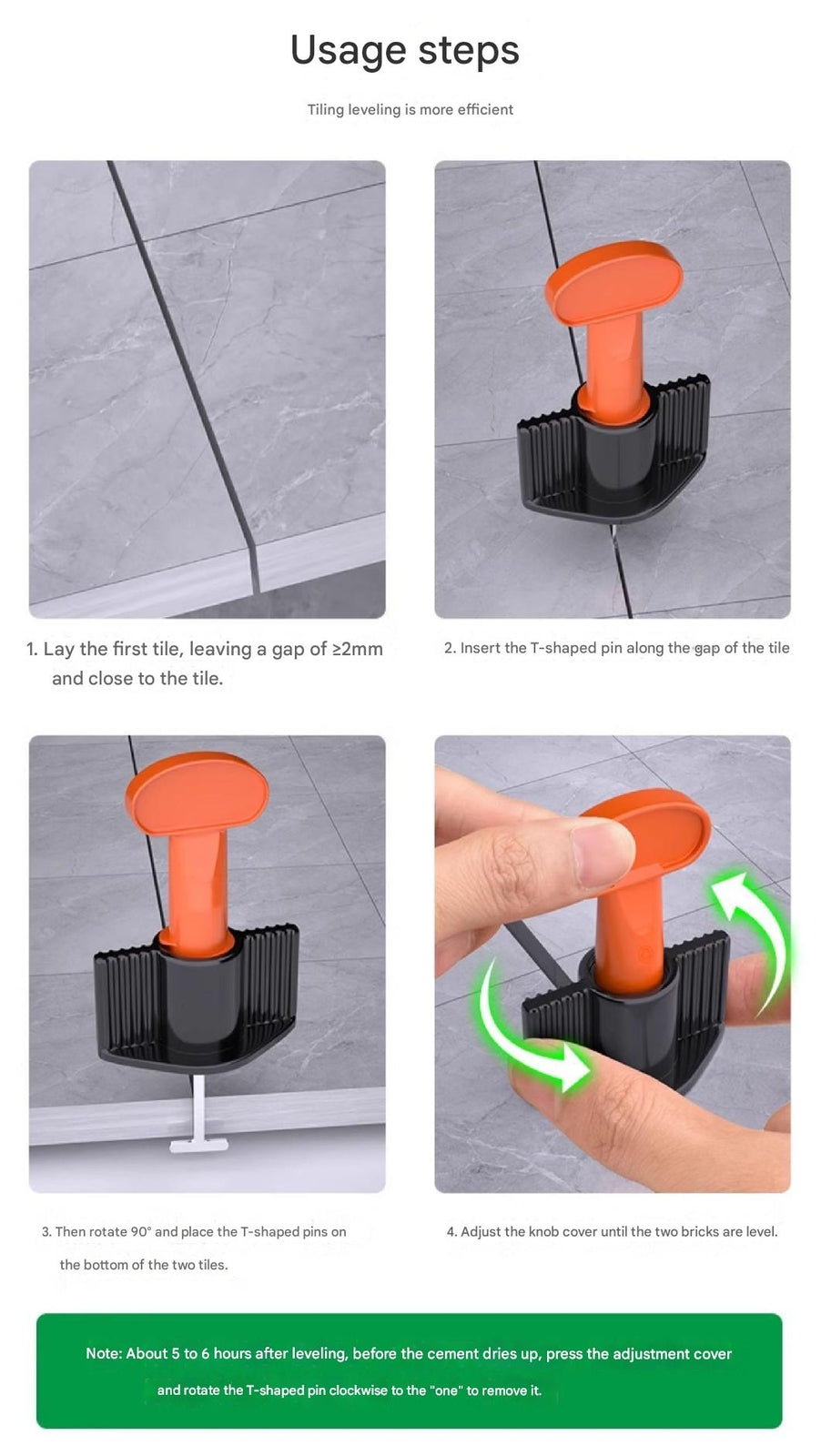50x /100x Reusable Tile Paving Positioning Tool Tile Leveler Cross Bracket Sets