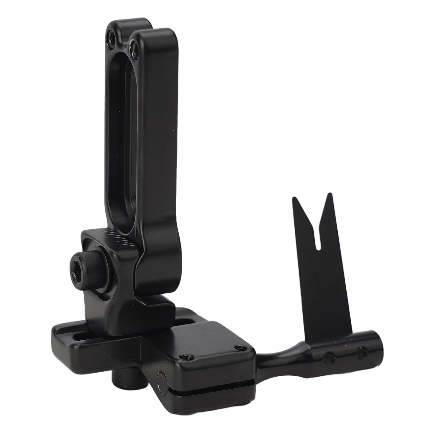 Strong Arrow Rest Rest Steel Plate 7*6.5*1.8cm 86.2g Aluminum Alloy Black