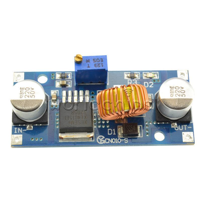 10pcs XL4015 DC-DC 4V-38V to 1.25V-36V 5A Step Down Power Supply Buck 24V 12V 5V
