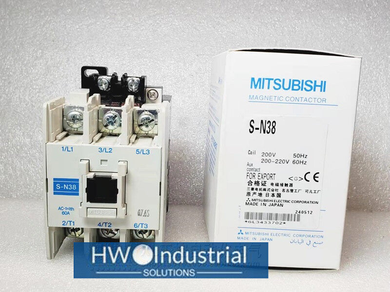 1PC  Mitsubishi AC Contactor S-N38 S-N48 AC110V AC220V Relay
