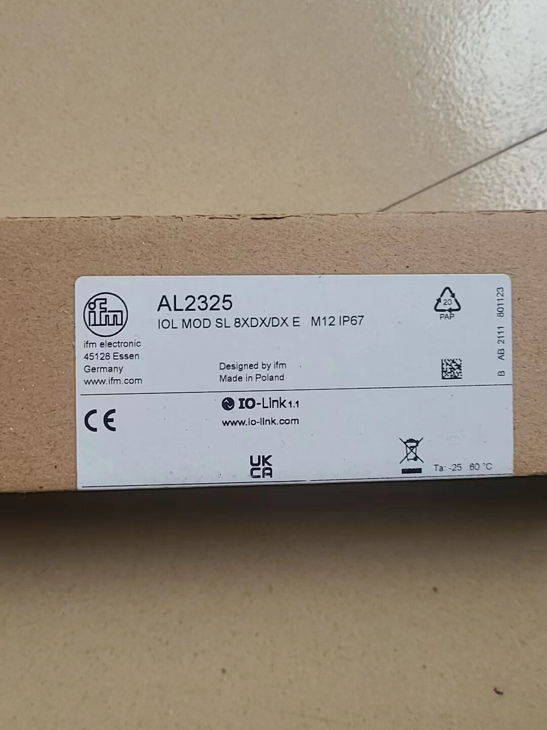 1pcs   IFM AL2325 IO-Link Module