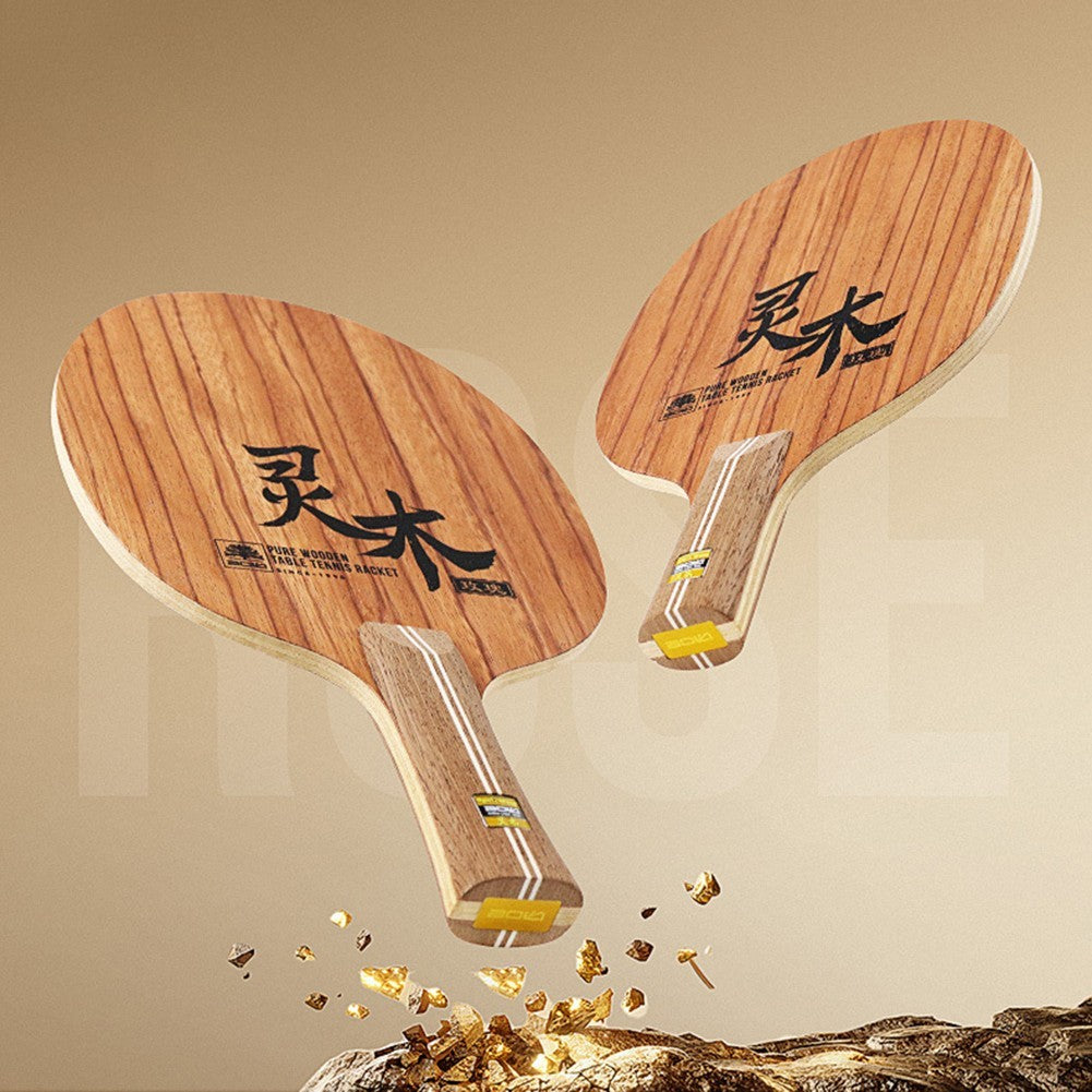 Rosewood Table Tennis Racket Paddle with Enhanced Stability and Control