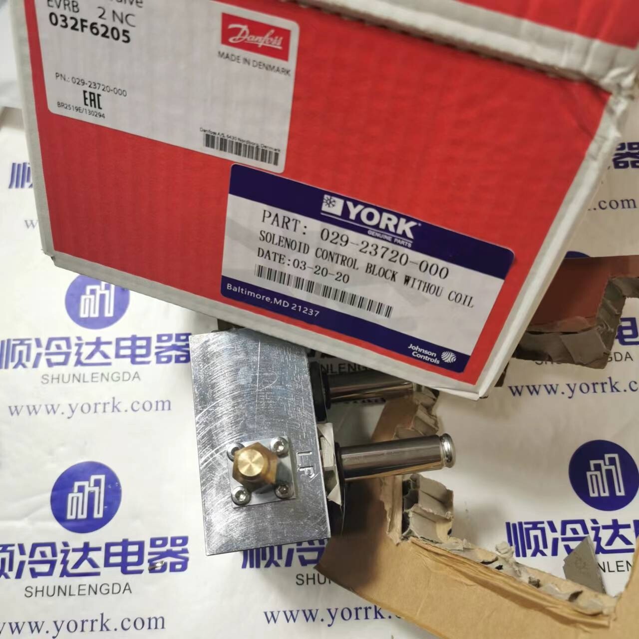 Central Air Conditioning Unit 029-23720-000 YR Upward Unloading Solenoid Valve