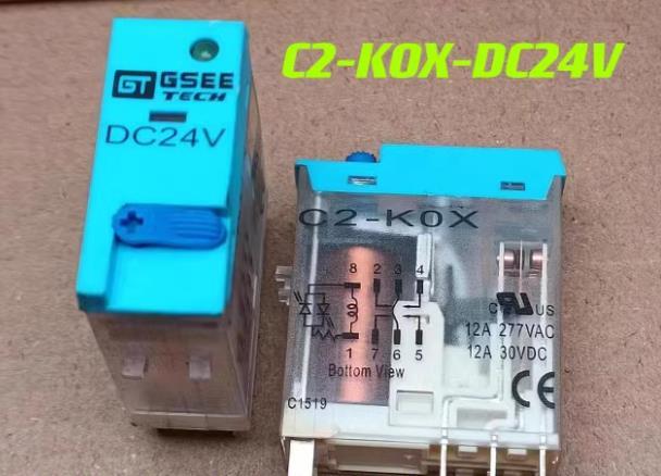 1Pcs  GSEE Relay C2-KOX-DC24V