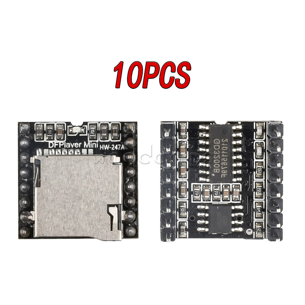 10PCS TF Card U Disk Mini MP3 Decoder Player WMV Audio Voice Module DFPlayer