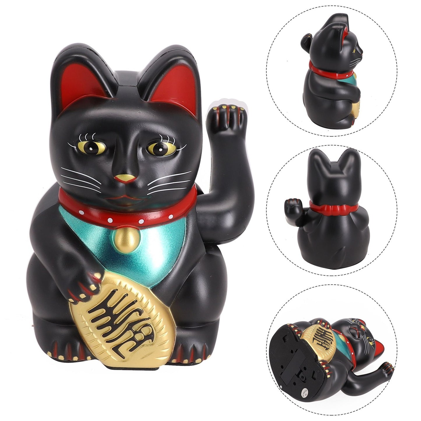 Lucky Cat Cashier  Store Opening Charm Rifeng 6 inch Electric Waving Cat