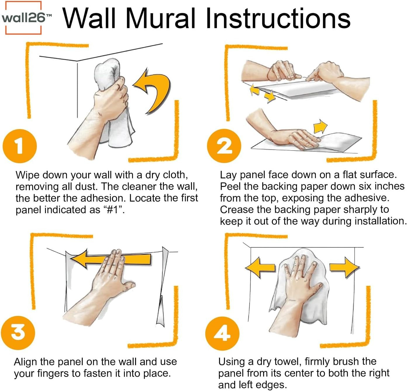 Removable Graffiti Wall Mural - Colorful, Peel and Stick, 96x120 inches