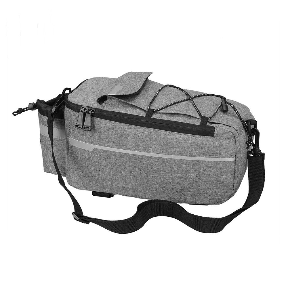 Adjustable Bike Rear Rack Bag with Multiple Pockets for Easy Organization