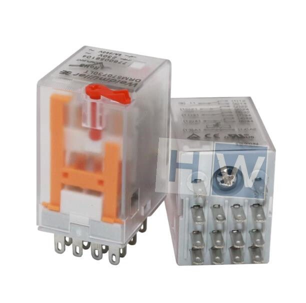 5Pcs  Weidmuller DRM570730L intermediate relay 14 pin  AC230V  7760056095