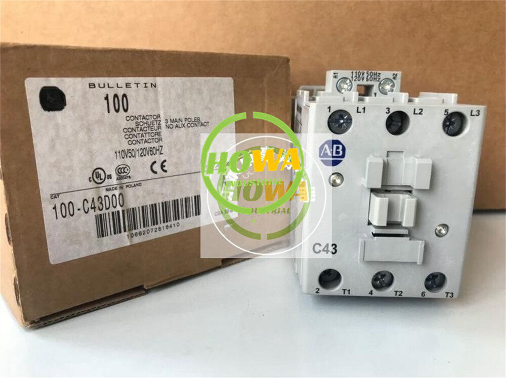 1/piece  Contactor 100-C43*00 100-C43D00 AC110V