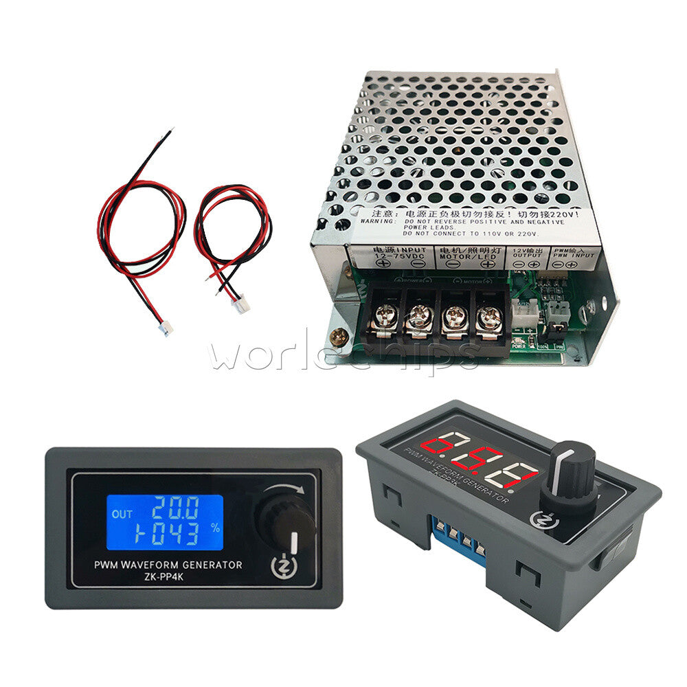 12V-75V 30A Motor Driver Module Speed Regulator Controller PWM Pulser Kits