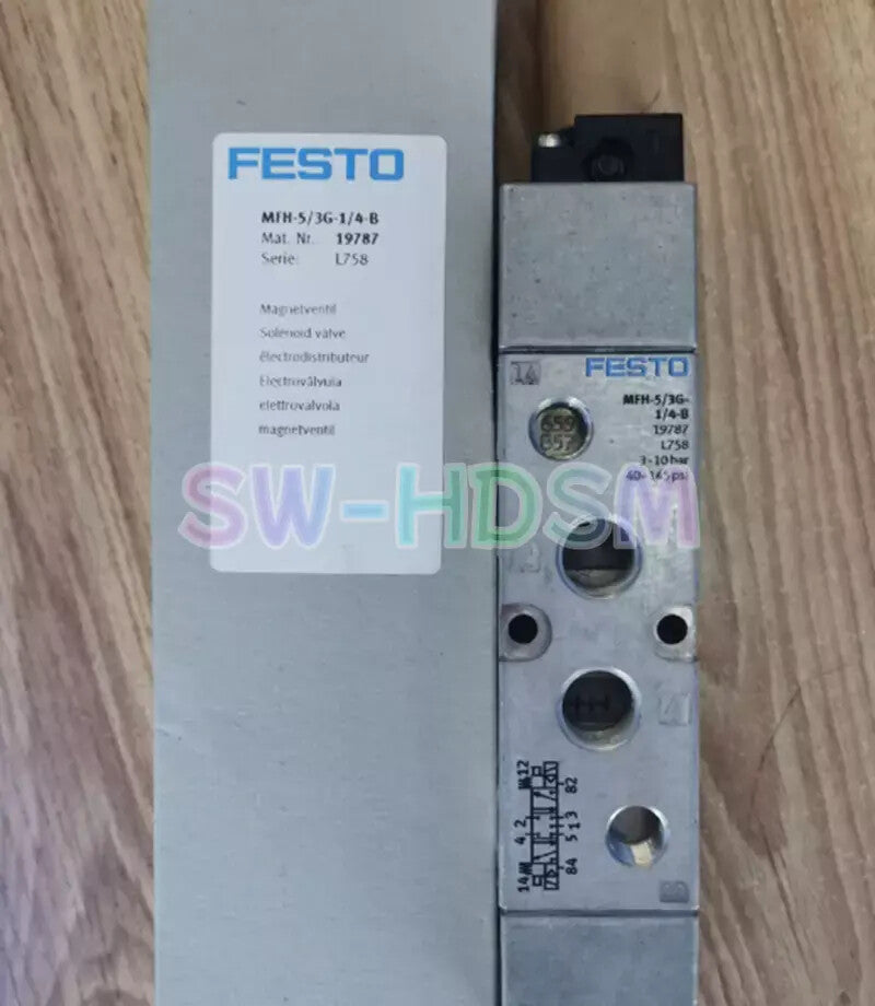 1PCS  FESTO MFH-5/3G-1/4-B MFH5/3G-1/4-B 19787 PLC freight free