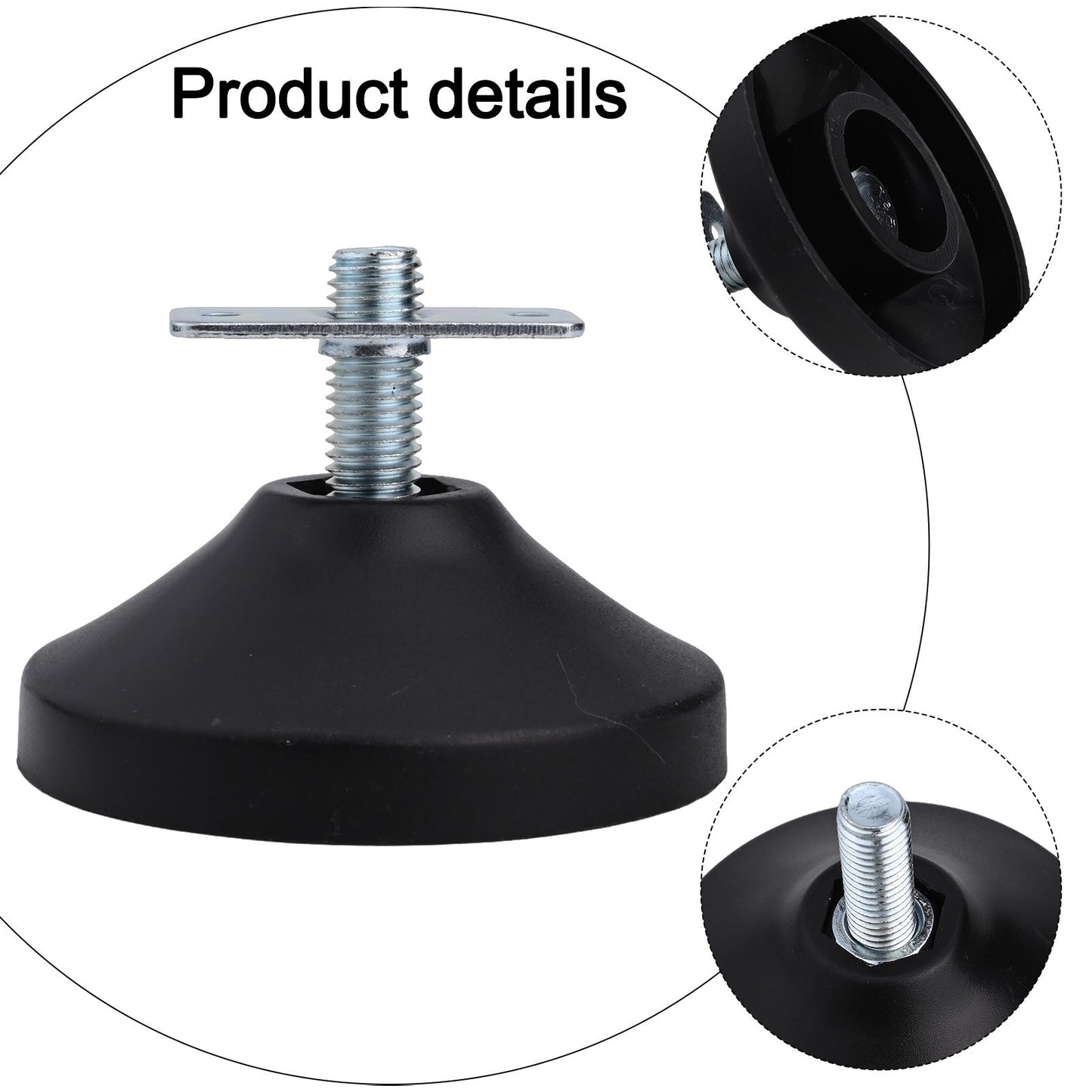 4Pcs/Billiard Pool Table Leg Levelers Foosball Table Foot Adjustment Pad
