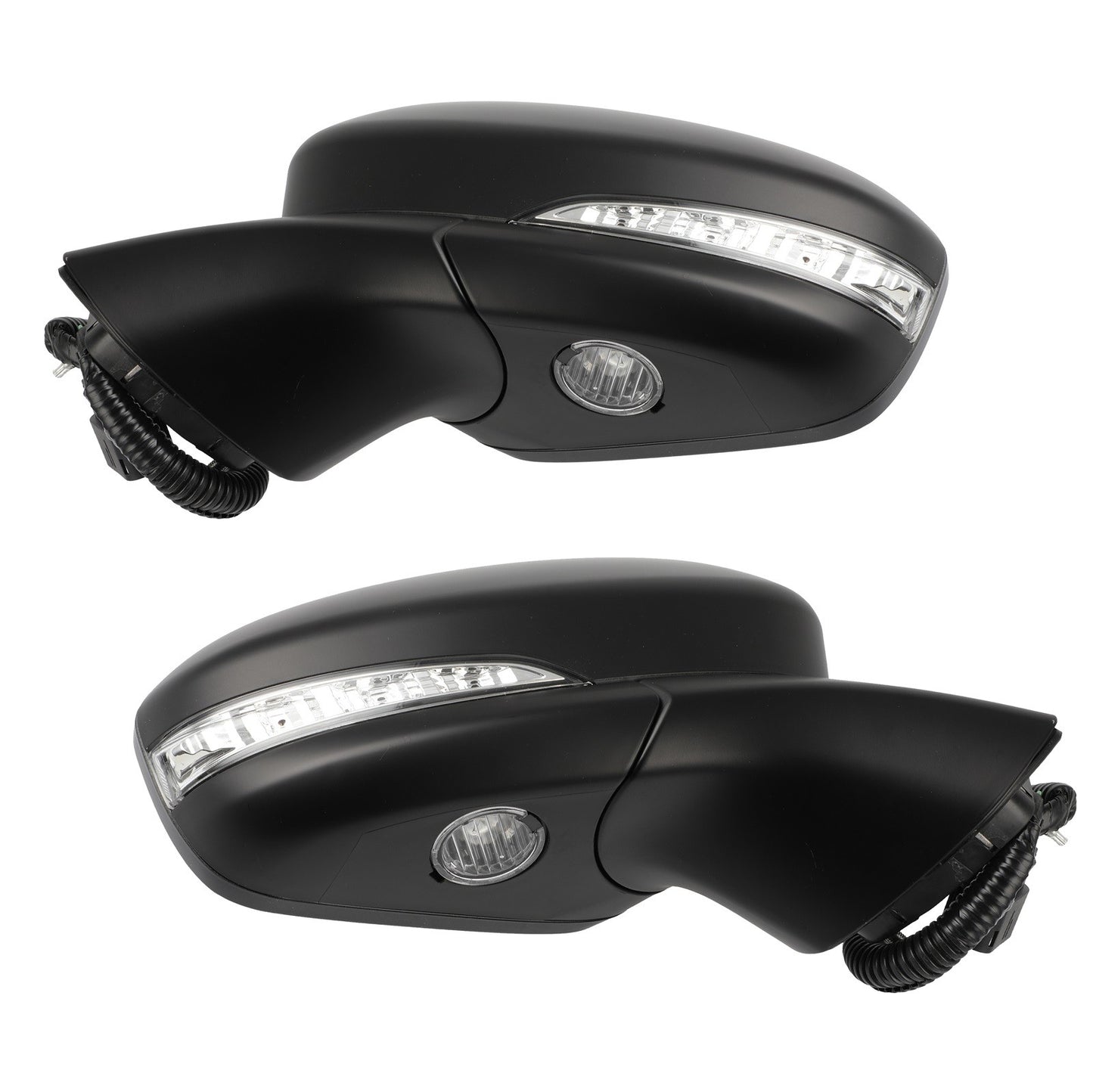 Pair Mirrors Set For 2018 Ford Fusion Heated w/Signal Lamp+Memory+Puddle Light