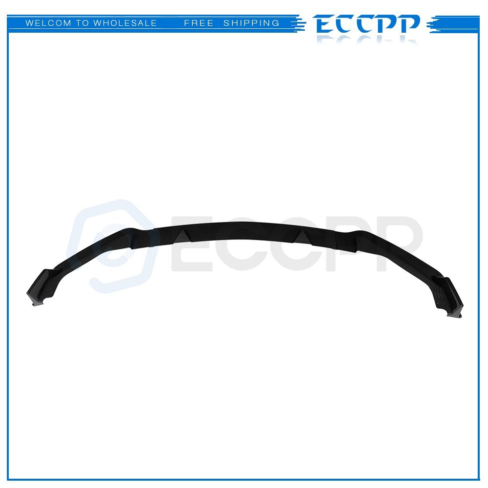 Fit For 14-17 Infiniti Q50 Base Premium Carbon Look Front Bumper Body Kit Lip