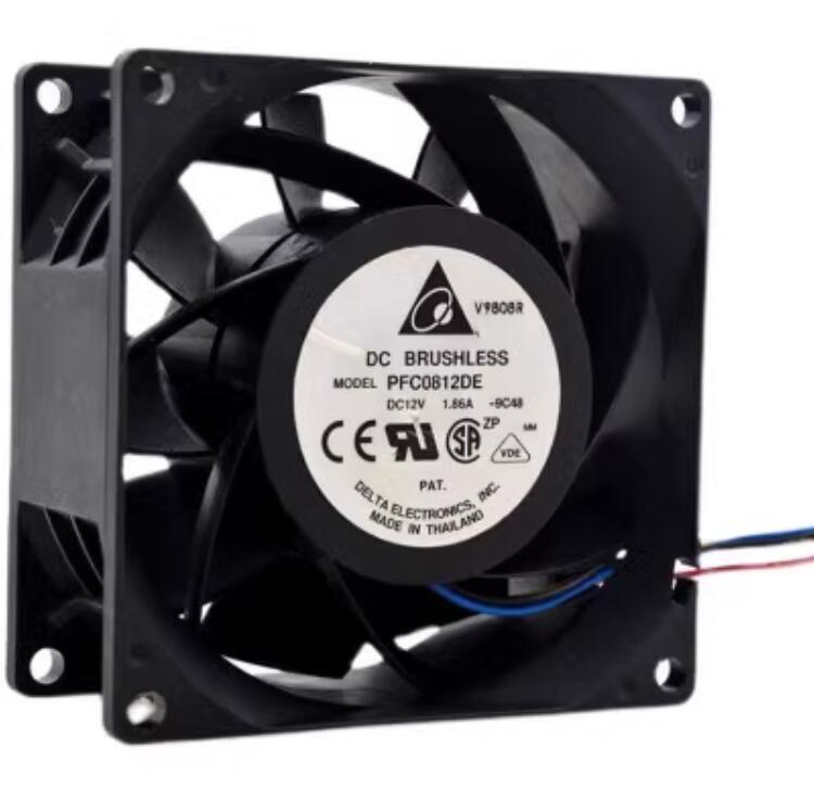 Delta PFC0812DE 12V 3.30A fan 80*80*38mm 4Pin