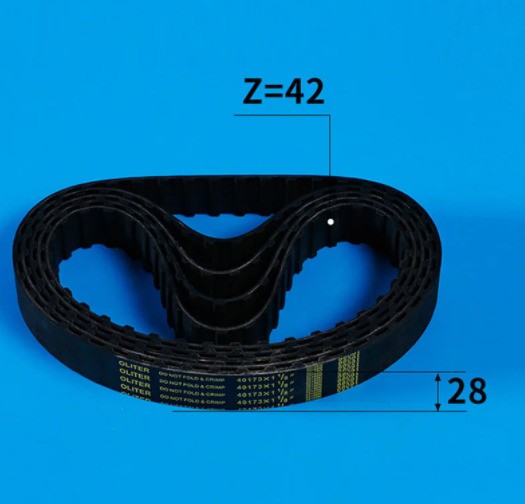 1PC Milling Machine X6325 40173 Rubber Timing Belt Z42 *28 Toothed Belt 620MM