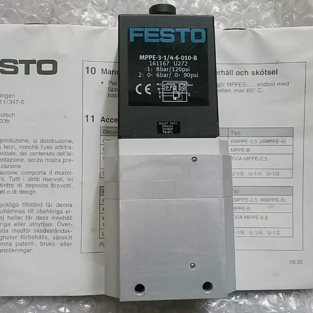 MPPE-3-1/4-6-010-B MPPE31/46010B 161167 Festo proportional valve