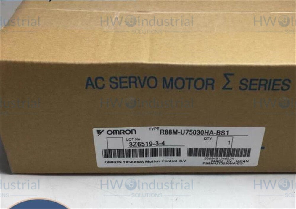 1/Piece  R88M-U75030HA-BS1 Omron Servo Motor