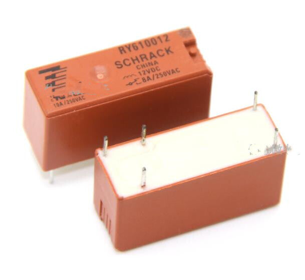 10PCS  Tyco Power Relay RY610012 12VDC 8A 5-Pin DC12V