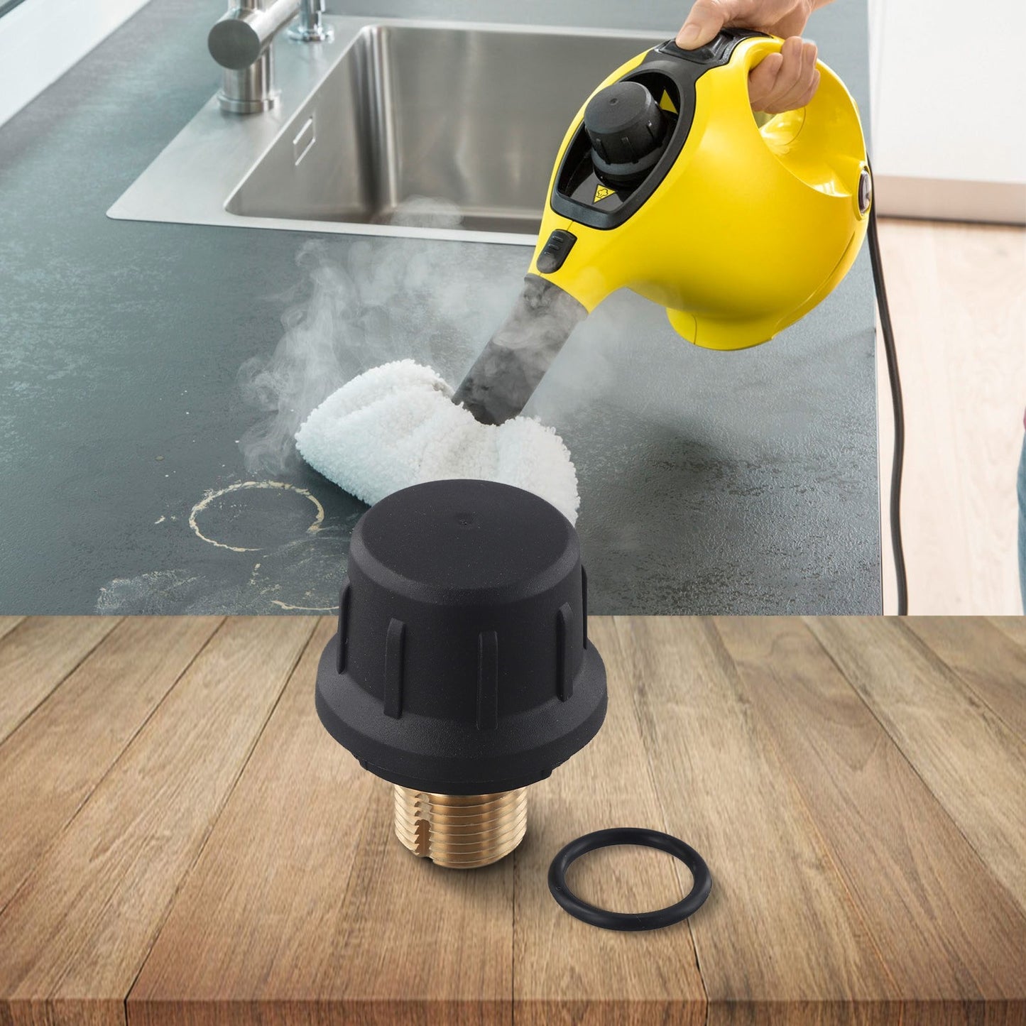 For Karcher Vacuum Cleaner Parts Reliable Brass Safety Valve for Safe Operation