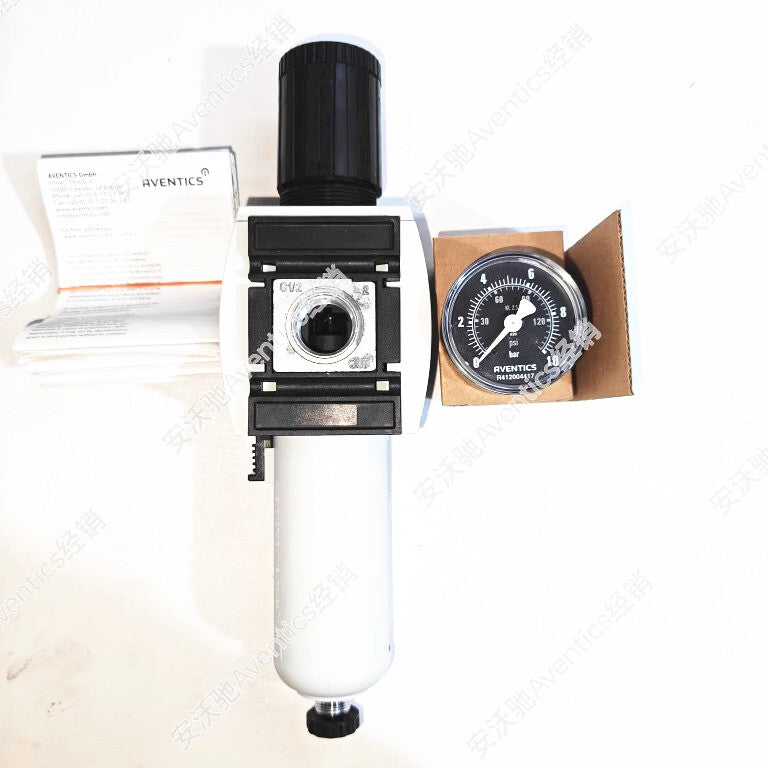 1pcs AVENTICS R412007209 Filter Pressure Regulating Valve with Pressure Gauge