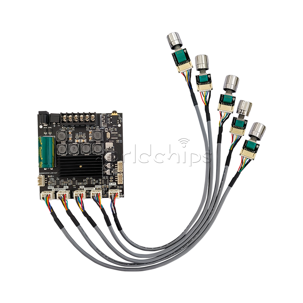 ZK-TB21F 2.1 Channel 50W*2+100W Bluetooth 5.0 Digital Amplifier Module TPA3116D2