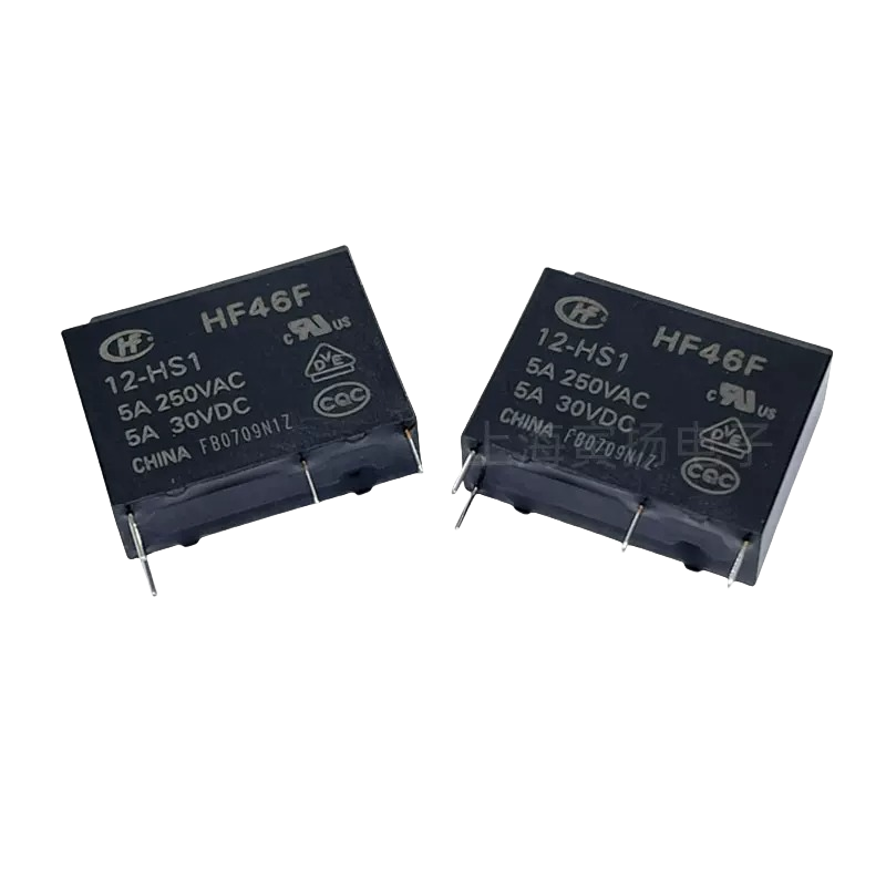 10/pieces  HF46F/5-HS1 HF46F/12-HS1 HF46F/24-HS1 HF46F/24-HS1T HF Relay