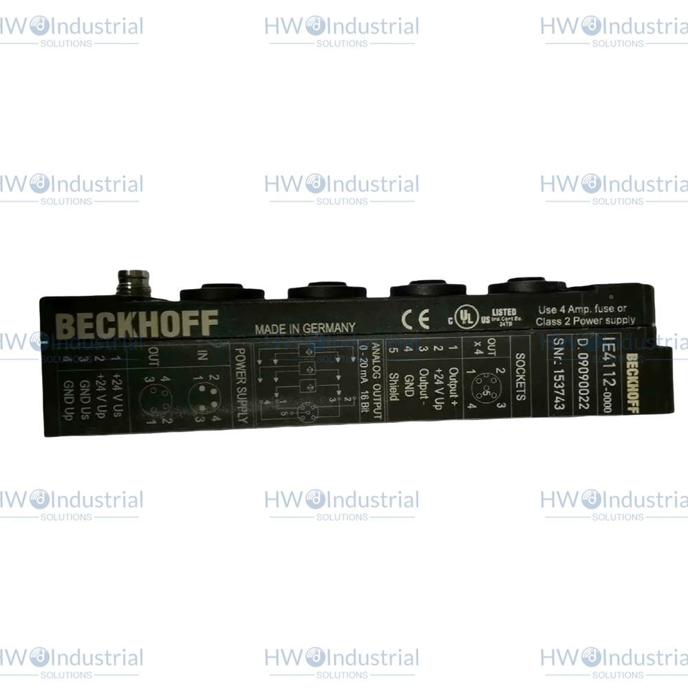 1/Piece  IE4112 Beckhoff Terminal Box Module