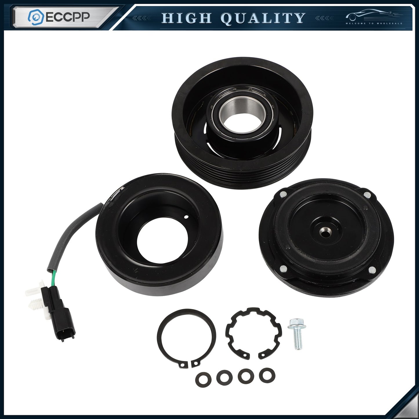 AC A/C Compressor Clutch Kits For Ford Edge 2012-2014 Explorer 2012-2013 2.0L