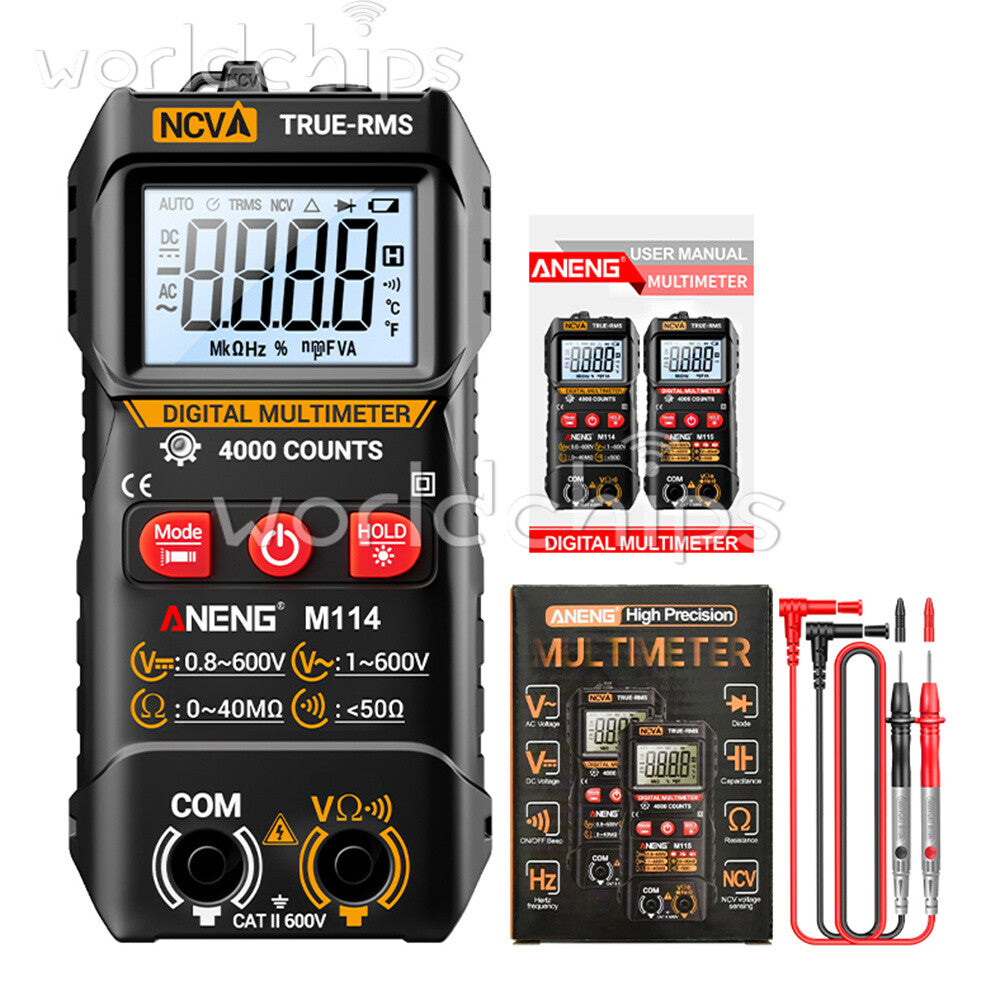 ANENG Digital Multimeter Automatic Voltmeter NCV Resistance Electrician Tester